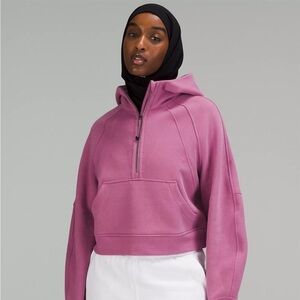 Lululemonn Scuba Half-Zip Hoodie XS/S Velvet Dust